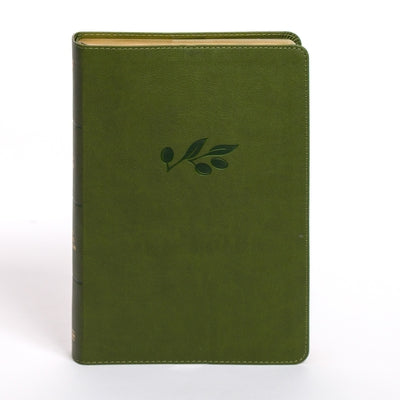 KJV Personal Size Giant Print Bible, Olive Leathertouch by Holman Bible Publishers