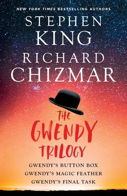 Paperback of The Gwendy Trilogy by Stephen King, showing the book cover with colorful artwork and the title text.