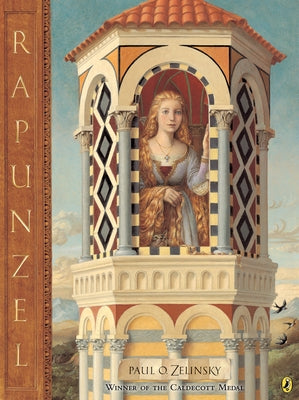 Paperback edition of Rapunzel by Puffin Books featuring a colorful illustrated cover with a fairy tale scene.