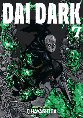 Paperback copy of Dai Dark Vol. 7 manga by Seven Seas featuring cover art with dark, vibrant illustrations.