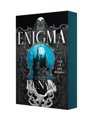 Paperback of Enigma: A Dark Academia Romance by Bramble, showing the book cover with dark-themed artwork and elegant typography.