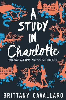 Paperback copy of "A Study in Charlotte" by HarperCollins, featuring the book cover with title and author details.