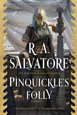Paperback of Pinquickle's Folly: The Buccaneers, Book 1 by S&s/Saga Press, featuring a colorful cover illustration of pirates.