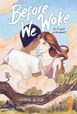 Paperback graphic novel "Before We Wake" by Little, Brown Ink, showing colorful cover art with illustrations and title text.
