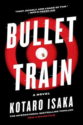 Paperback of the book "Bullet Train" by Overlook Press, showing the cover with bold title text and design elements.