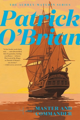 Paperback of Master and Commander by W. W. Norton & Company showing the book cover with nautical artwork and title text.
