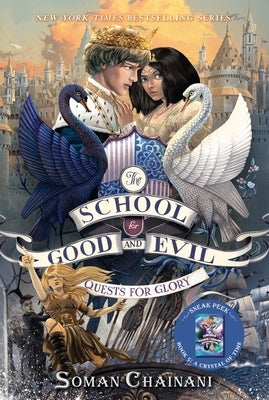Paperback of The School for Good and Evil #4: Quests for Glory by HarperCollins, featuring the book cover with colorful illustration.