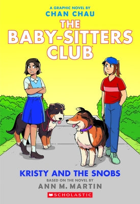 Paperback graphic novel "Kristy and the Snobs" from The Baby-Sitters Club series by Graphix, featuring colorful illustrated cover art.