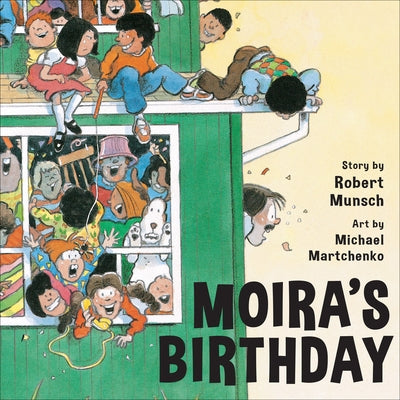 Paperback of Moira's Birthday by Annick Press, featuring colorful cover art from the Annikin Miniature Edition.