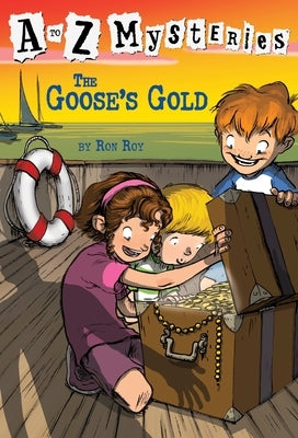 Paperback copy of The Goose's Gold by Random House Books for Young Readers, showing the front cover with colorful illustrations.