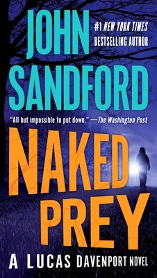 Cover of Naked Prey mass market paperback by G.P. Putnam's Sons featuring an adventurous scene with a rugged landscape and a lone figure.