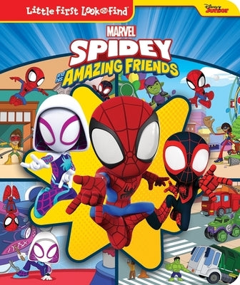 Disney Junior Marvel Spidey and His Amazing Friends: Little First Look and Find Board Book Pi Kids