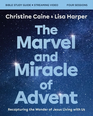 Paperback Advent Bible study guide with streaming video by HarperChristian Resources, featuring images of the Bible and study materials.