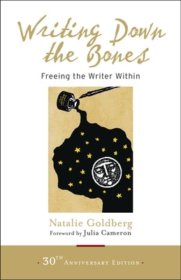 Paperback copy of "Writing Down the Bones" by Shambhala featuring a clean cover with artistic text and a simple background.