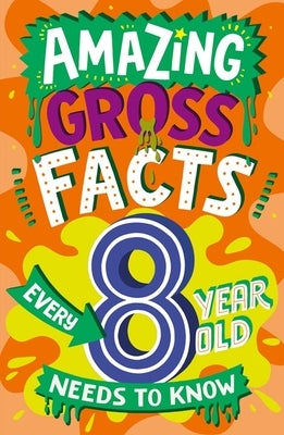Red Shed paperback book titled "Amazing Gross Facts Every 8 Year Old Needs to Know" with colorful cover illustrations.