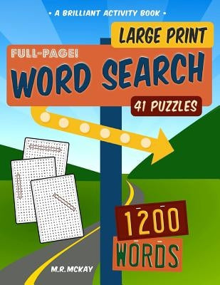 Large Print Word Search Puzzles by McKay, M. R.