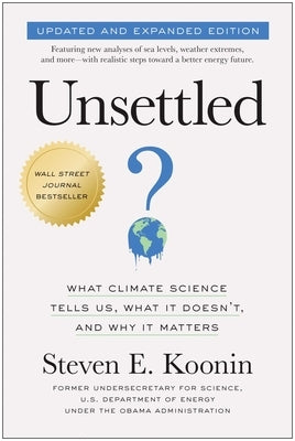 Paperback of Unsettled by Benbella Books, showing the book cover with title and author on a plain background.