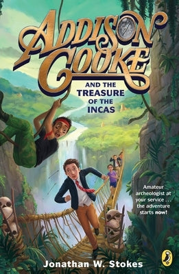 Paperback of Addison Cooke and the Treasure of the Incas by Puffin Books, showing the book cover with colorful illustrated design.