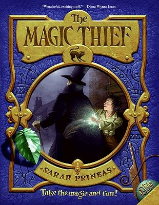 Paperback of The Magic Thief Book One by HarperCollins, showing the front cover with magical illustration and title.
