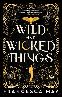 Paperback of Wild and Wicked Things by Redhook featuring dark, mysterious cover art with gothic and vintage-style design elements.