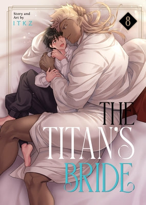 Paperback of The Titan's Bride Vol. 8 by Seven Seas, featuring colorful cover art with characters from the manga.