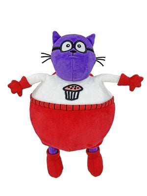 MerryMakers Commander Cupcake plush toy, 12.5 inches, soft fabric with detailed cupcake and military-themed accessories, plush and cute.