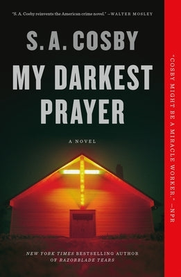 Paperback of "My Darkest Prayer" by Flatiron Books, showing the book cover with dark and moody artwork.
