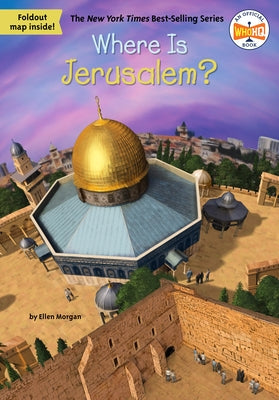 Paperback "Where Is Jerusalem?" by Penguin Workshop showing the book cover with colorful illustrations and title text.