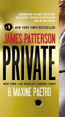 Mass market paperbound book titled "Private" by Little Brown and Company with a dark cover and visible text on the spine