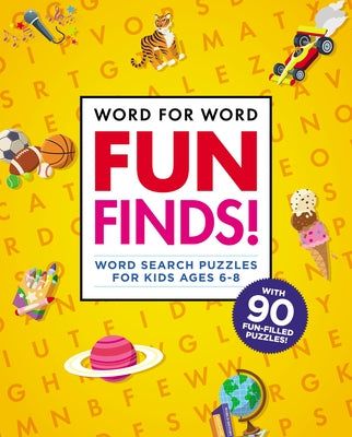 Paperback Word Search Puzzle Book for Kids Ages 6-8 by Callisto Kids, featuring fun word search puzzles for young children.