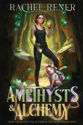 Amethysts & Alchemy: A Neurospicy, Rivals-to-lovers Cozy Romantic Fantasy Paperback Lightning Conjurer Books, LLC