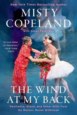 Paperback of "The Wind at My Back" by Raven Wilkinson, showcasing the book cover with title and author's name.