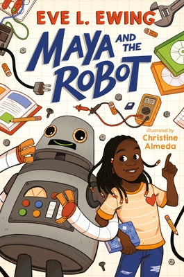 Paperback of "Maya and the Robot" by Kokila featuring colorful cover art with a girl and a robot illustration.