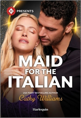 Mass market paperbound of "Maid for the Italian" by Harlequin Presents, featuring a romantic cover illustration.