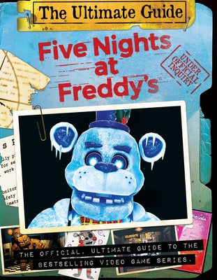 Paperback of Five Nights at Freddy's Ultimate Guide book by Scholastic Inc., featuring colorful cover art with Freddy Fazbear.