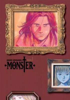 Paperback of Monster: The Perfect Edition, Vol. 1 manga by Viz Media, showing the front cover with artwork and title.