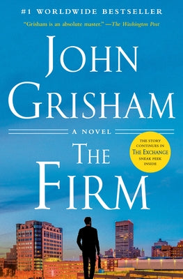 Vintage The Firm paperback book with a plain cover, showcasing the classic design and title on the front.
