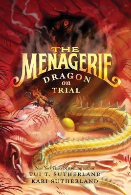 Paperback of The Menagerie #2: Dragon on Trial by HarperCollins, featuring a fantasy dragon illustration on the cover.