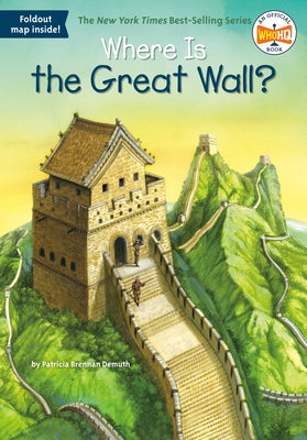 Paperback book titled "Where Is the Great Wall?" by Penguin Workshop, featuring colorful illustrations on the cover.