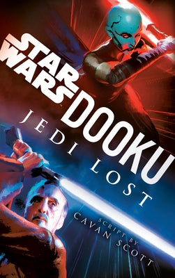 Paperback copy of Dooku: Jedi Lost Star Wars novel by Random House Worlds, featuring Dooku on the cover.