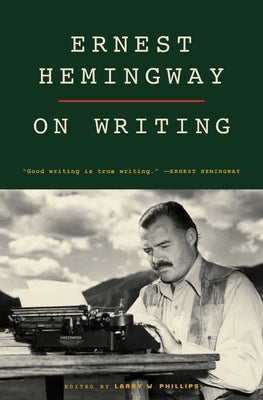 Paperback of Ernest Hemingway on Writing by Scribner Book Company, featuring the book cover with author and title displayed.