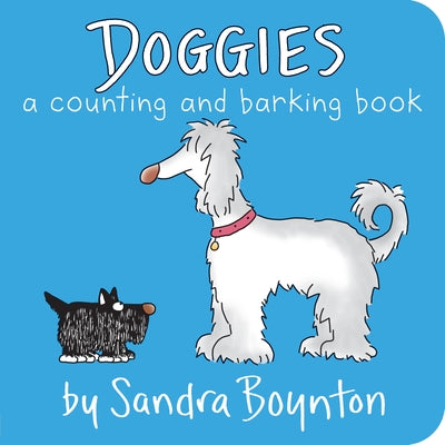 Doggies board book by Boynton Bookworks featuring colorful illustrations of playful dogs for young children.