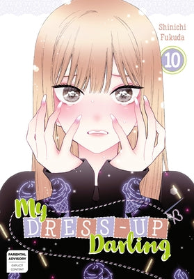 Square Enix Manga's My Dress-Up Darling 10 paperback with cover art featuring characters from the series.