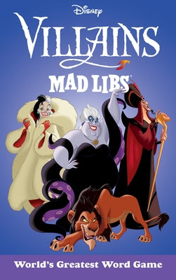 Paperback Disney Villains Mad Libs game by Mad Libs featuring colorful villain-themed cover with playful illustrations.