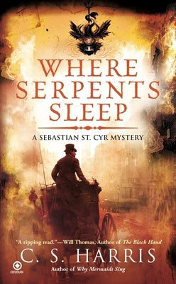 Mass market paperback of "Where Serpents Sleep" by Berkley Books showing the front cover with dark and mysterious artwork.