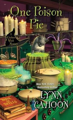 Mass market paperbound of One Poison Pie novel by Kensington Publishing Corporation, featuring a dark, mysterious cover design.
