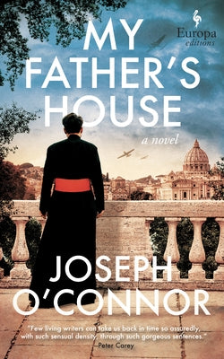Paperback of "My Father's House" by Europa Editions featuring a cover with abstract artwork and title text.