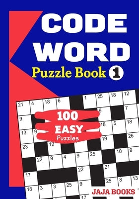 Paperback CODE WORD Puzzle Book 1 by Independently Published with colorful cover and brain-teasing puzzles for all ages.