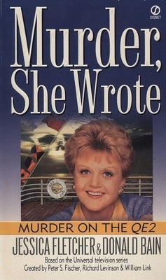 Mass market paperback of Murder, She Wrote: Murder on the Qe2 by Berkley Books featuring a cover illustration of a cruise ship and detective scene.