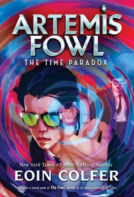 Paperback of "Time Paradox," Book 6 in the Artemis Fowl series by Disney Hyperion, showing the book cover with title and artwork.